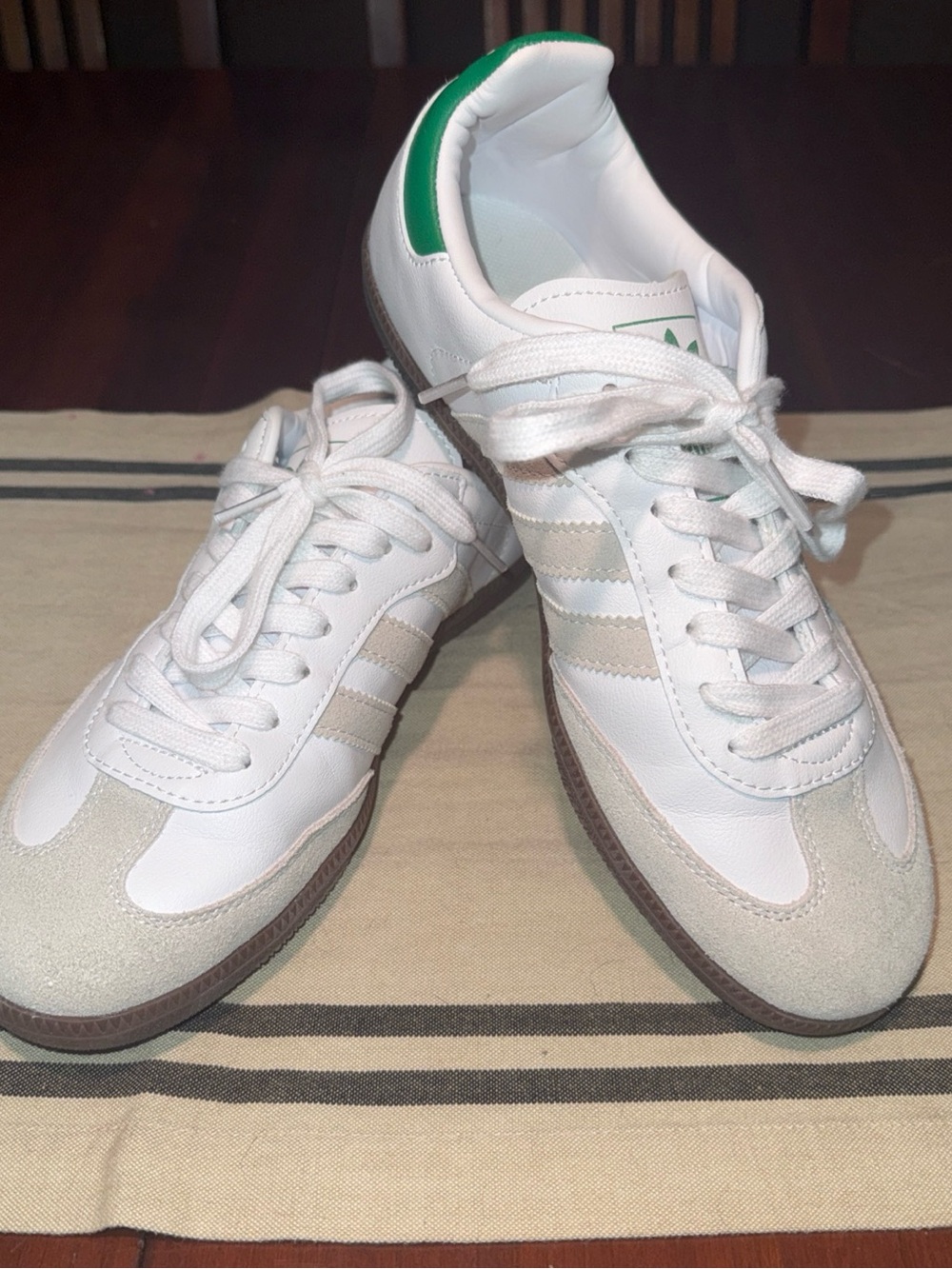 Adidas Samba OG Kith classics program off white/green low top lace ups